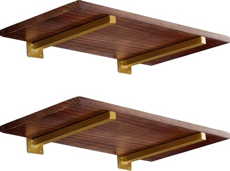 gold colored metal shelf brackets|heavy duty gold shelf brackets.